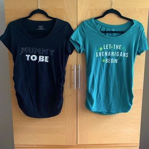 Maternity holiday shirts🎃🍀